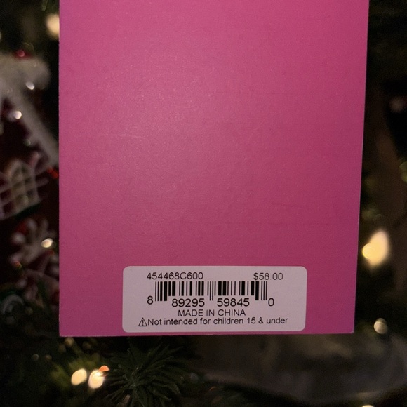 🎁New Betsey Johnson Christmas Holiday Dangle Earring Tree Gingerbread Red Bows - Picture 6 of 11